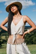 Two Tie For You Cotton Crop Top By Intimately At Free People